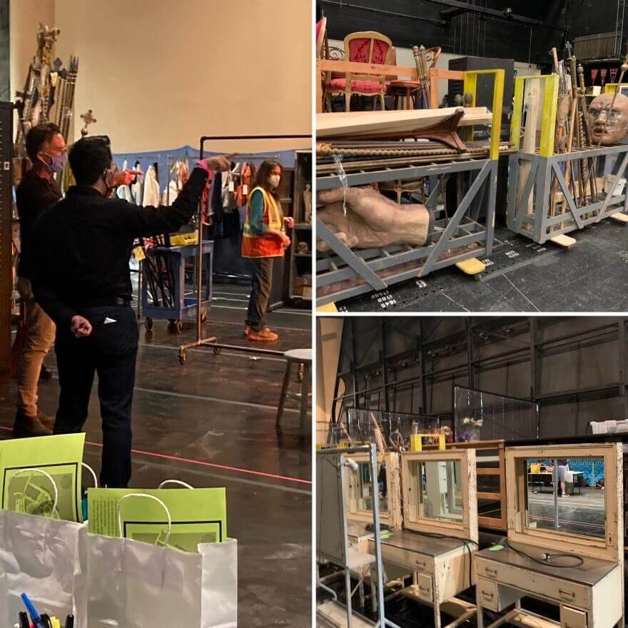 The production calls for a host of props from prior San Francisco Opera shows &mdash; you might recognize the head and the hand