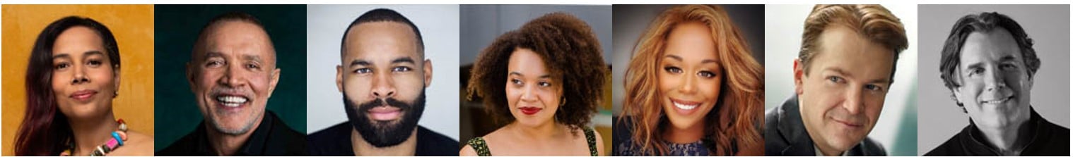 Rhiannon Giddens; Michael Abels; Jamez McCorkle; Taylor Raven; Brittany Renee; Daniel Okulitch; John Kennedy