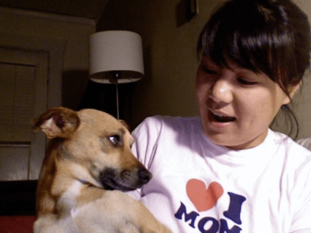 Joo Eun Lee, Senior Individual Giving Officer, and her canine companion,&nbsp;Bodhi.