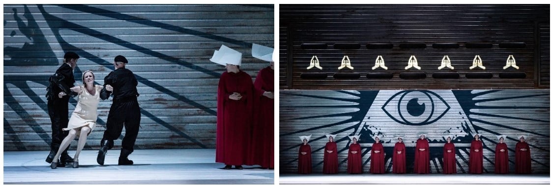Scenes from The Handmaid&rsquo;s Tale. Photos: Camilla Winther/Royal Danish Opera