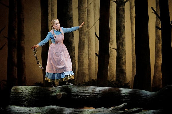 Heidi Stober as Gretel in Hansel and Gretel. Photo by Cory Weaver