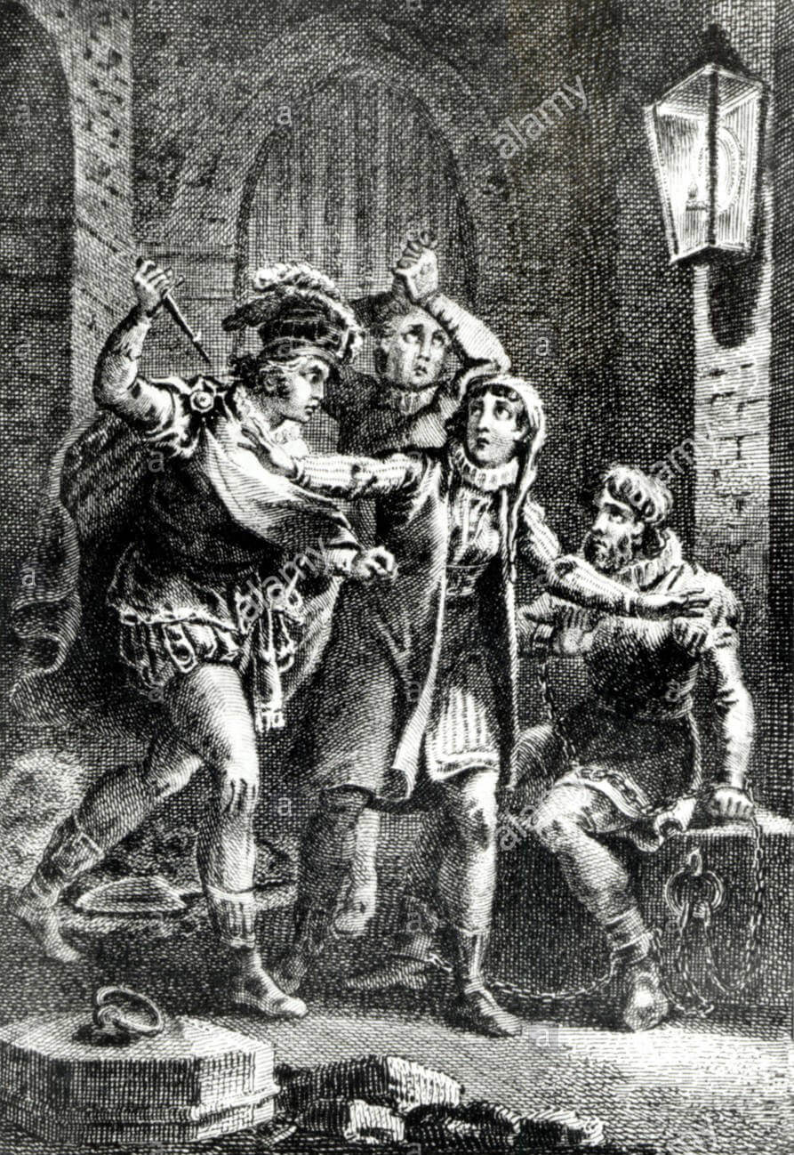 A design rendering for an 1815 production of Fidelio