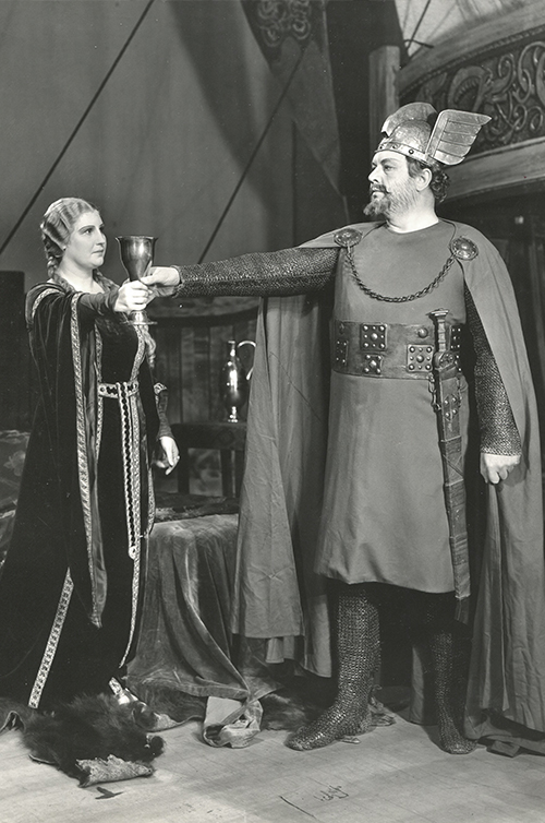 San Francisco Opera Season 1936 WMOH Tristan and Isolde Flagstad Melchior. Photographer: Lawrence B. Morton