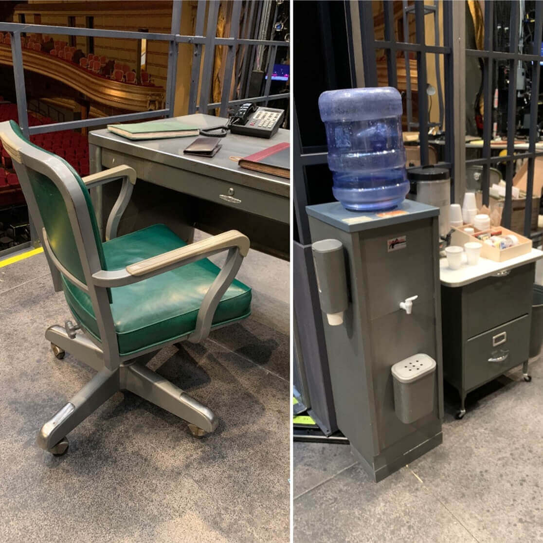 Local finds: (l) from the Alameda Point Antiques Faire, and (r) from the Berkeley Outlet.