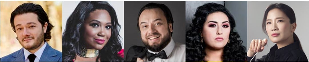 Arturo Chac&oacute;n-Cruz; Angel Blue; George Petean; Anita Rachvelishvili; Eun Sun Kim